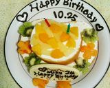 ★娘2歳の誕生日ケーキに★作り方6写真