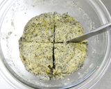 糖質オフ黒胡麻きな粉大豆粉レンジ蒸しパン作り方5写真