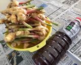 市販の梅酢で簡単紅しょうが作り方1写真