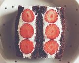 チョコゴールドの いちごサンド作り方4写真