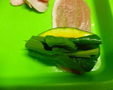 かぼちゃと小松菜の肉巻き♪甘く照り照り♪作り方3写真