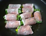 かぼちゃと小松菜の肉巻き♪甘く照り照り♪作り方6写真