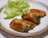 かぼちゃと小松菜の肉巻き♪甘く照り照り♪作り方9写真