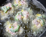 ゴーヤとトウモロコシのかき揚げ♪作り方8写真
