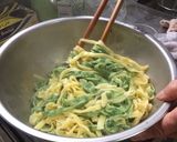 シャケとチキンのクリームパスタ作り方6写真