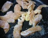 コーンとむね肉のバターポン酢炒め♪作り方2写真