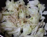 キャベツとニンニクのごま炒め♪作り方4写真