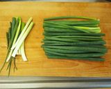 油揚げde青ネギの包み焼き〜水菜添え〜作り方5写真