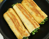 油揚げde青ネギの包み焼き〜水菜添え〜作り方9写真