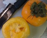 柿のヨーグルトアイス作り方1写真