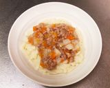 離乳食後期 蕪とひき肉のそぼろあんかけ作り方7写真