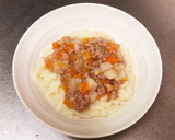 離乳食後期 蕪とひき肉のそぼろあんかけ作り方7写真