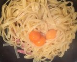 ペコリーノロマーノのカルボナーラ作り方6写真