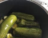 丸ごと ピーマンのアヒージョ風作り方6写真