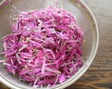 季節のお楽しみ♫菊のごま酢あえ作り方2写真