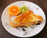 とろとろチーズがとろける食パンパニーニ風作り方5写真