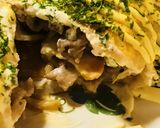 豚肉＆キャベツのオムレツ風とんぺい焼き作り方4写真