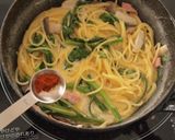 柚子胡椒入り！簡単クリームパスタ作り方5写真