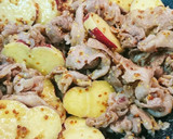簡単♪さつまいもと豚肉のマスタードからめ作り方4写真