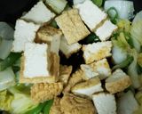 ☆厚揚げ・ネギ・白菜のすき焼き風炒め☆作り方4写真