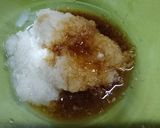 茹でた鶏のおろし和え作り方3写真