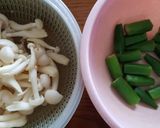 ☆簡単副菜♪オクラとしめじの和え物☆作り方2写真