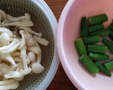 ☆簡単副菜♪オクラとしめじの和え物☆作り方2写真