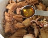 イカ下足と蒟蒻のピリ辛煮作り方9写真