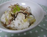 みょうがと塩こんぶの混ぜごはん作り方4写真