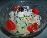 新たまと茹でキャベツのサラダ作り方4写真