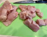 鶏胸肉のガリバタみぞれ煮作り方1写真