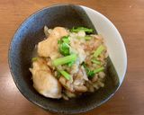 鶏胸肉のガリバタみぞれ煮作り方8写真