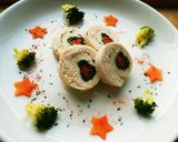 犬ご飯　Xmasチキンロール作り方7写真