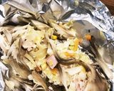 コールスローをリメイク 鮭のホイル焼き作り方5写真