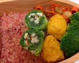 常備菜　ビーツご飯のお弁当　詰め方　簡単作り方4写真