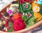 常備菜　ビーツご飯のお弁当　詰め方　簡単作り方5写真