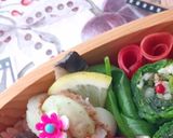 常備菜　ビーツご飯のお弁当　詰め方　簡単作り方8写真