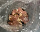 少ない油で！フライパンで！鶏の唐揚げ作り方1写真