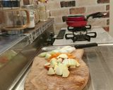 懐かしの味！豚肉とりんごのケチャップ炒め作り方1写真