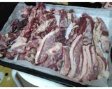 ワンコごはん☆イノシシ肉ジャーキー作り方1写真