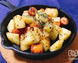 レンジで時短！簡単一口ジャーマンポテト作り方5写真