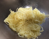 不思議夜食…簡単！レタスの焼そば作り方1写真