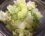 不思議夜食…簡単！レタスの焼そば作り方2写真