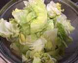 不思議夜食…簡単！レタスの焼そば作り方2写真