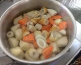 白だしで簡単和食♪里芋と人参の竹輪の煮物作り方3写真