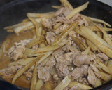 豚肉と牛蒡の甘辛味噌で炒めたん作り方4写真