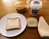 おからパウダー★チーズケーキ風？トースト作り方1写真