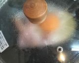 ハムエッグ丼作り方3写真