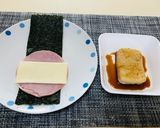 お餅ハムチーズ作り方2写真