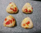 オリーブ&ガーリック風味焼きおにぎり作り方3写真